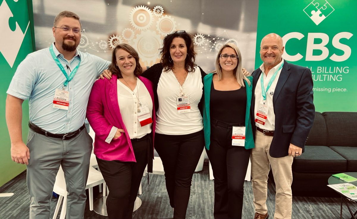 CBS Medical Billing team at an industry conference